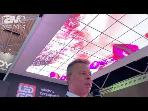 ISE 2019: LEDGO Shows Off LED Display Replacements for Drop Ceilings in Office Environments