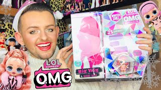 Lol Surprise Omg Winter Chill Big Wig & Madame Queen Unboxing & Review Azdoesmakeup