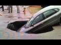 Indiana "Sinkhole Swallows Family Car"