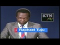 THE MAKING OF NEWS MAKERS: Raphael Tuju read news at Kenya Television Network (KTN)