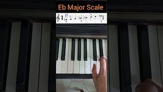 Eb Major Scale -Piano -