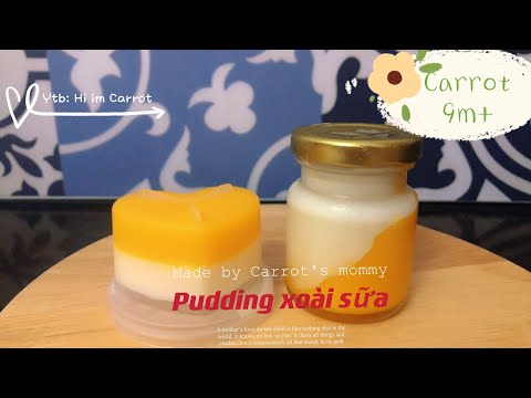 Cách làm pudding xoài sữa
