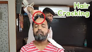 Intense hair cracking head massage | Indian Massage