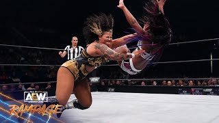 Stage Set? Roh Womens Champ, Athena, And Willow Battle For The Finals 071423, Aew Rampage
