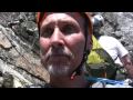 Exum Mountain Guides Climbing School Day Two with Bill Anderson: Eric gives a rope stacking lesson