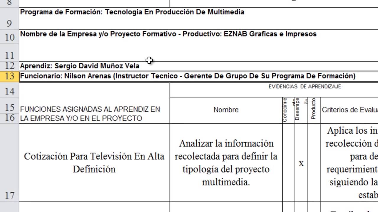 Seguimientos De Formato Seguimientos De Formato