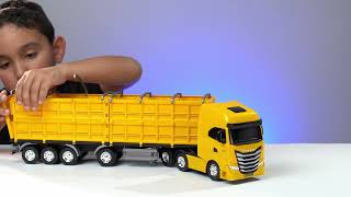 Descubra A Diversão Com O Caminhão Iveco S-Way Graneleiro Da Usual Brinquedos
