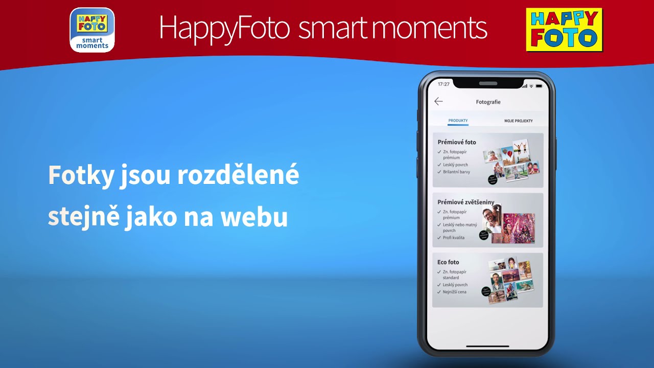 HappyFoto smart moments ▶ OBJEDNÁNÍ FOTEK PŘÍMO Z MOBILU