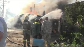 Видео Пожар по ул Морозова, 3 от MCHS Astrakhan, улица Павлика Морозова, Оренбург, Россия