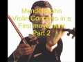 Ion Voicu plays Mendelssohn Violin concerto part 2 of 4