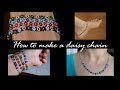 How to make seed bead daisy chain bracelets/anklets/necklace