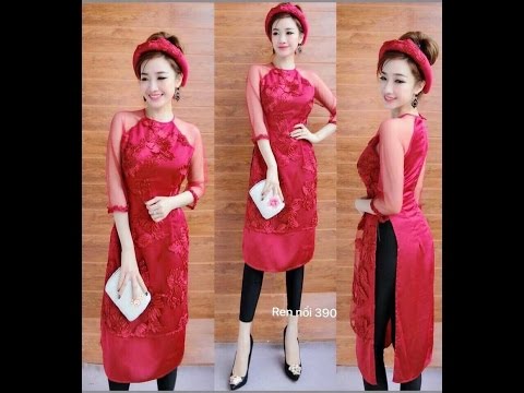Những Mẫu Áo Dài Cách Tân Đẹp Hút Mắt Cho Bạn Gái Tha Hồ Du Xuân 💝💝💝