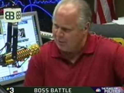 Rush Limbaugh was lectured by