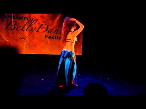 Amazing drum solo by Sadie at Stockholm bellydance festival...