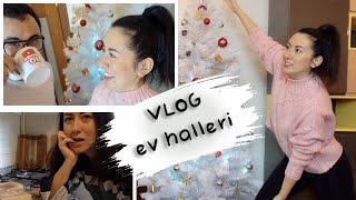 Kavga Dövüş Yilbaşi Ağaci Süsleme Aşırı Tembel Makyajsız Filtresiz Vlog