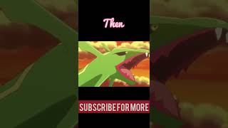 Rayquaza Then vs Now || Sike that's the wrong number || #pokemon #shorts #anime 