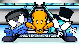 We Trap Ragdoll Dummies In Escalators And More