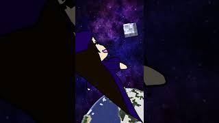 Enderman Eating The Moon . Anthropomorphic Minecraft　
