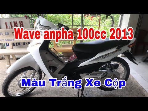 Bán Xe Wave Alpha 100cc Trắng Cọp 2013 - Chuyên Xe Cũ Tiền Giang