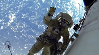 Gennady Padalka And Mikhail Korniyenko Eva Gopro Footage
