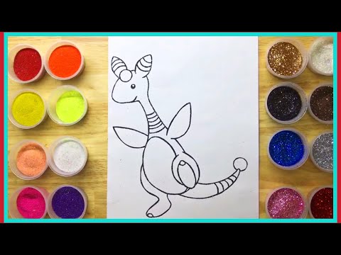 Tô Màu Tranh Cát Kim Tuyến Pokemon Denryu - Color Sand Painting Toys: Pokemon Denryu 285.