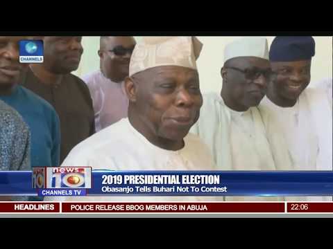 Obasanjo Calls Out Buhari,Tells Him Not To Contest In 2019