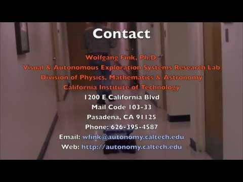 Prof. Wolfgang Fink - Wall-E's Cousin at Caltech