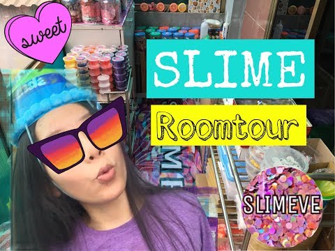 ULTIMATE SLIME ROOM TOUR !!! Slimeve slime room