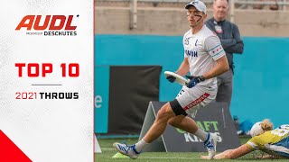 Top 10 Throws 2021 Audl Season