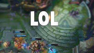 That Time When Sneaky Trolled His Team Fountain Diving... | Funny LoL Series #532