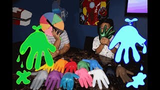 Mystery Wheel 3 Colors Slime Gloves Challengefuntimeallthetime