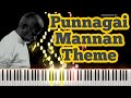Punnagai Mannan Theme Tutorial | Piano | Maestro Ilaiyaraaja | Kamal Haasan | Adithyha Jayakumar