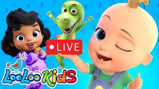 Live - Johny Johny Yes Papa + Zigaloo  And More Kids Songs From Looloo Kids - Toddlers Fun