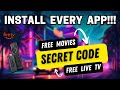 SECRET Firestick Install Code for a FULLY LOADED Firestick - Download every App