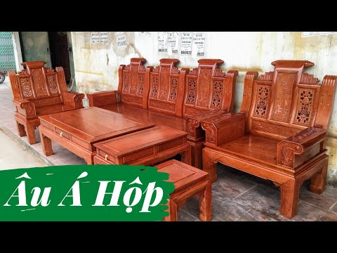 Báo Giá Bộ Bàn Ghế Âu Á Hộp Chương Cuốn Thư Gỗ Hương Đá Vách Đục Tùng Cúc Trúc Mai