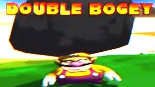 Wario Literally Gets Crushed By A Boulder Double Bogey Mario F Meme