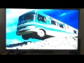 RV - Rolling down the mountain scene.