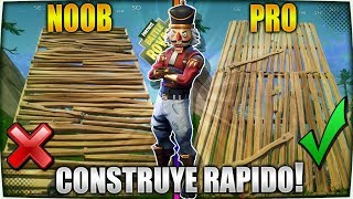 APRENDE A CONSTRUIR COMO UN PRO! GUIA DEFINITIVA PARA CONSTRUIR MAS RAPIDO EN FORTNITE BATTLE ROYALE