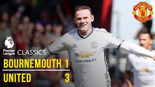 Bournemouth 1-3 Manchester United (16/17) | Premier League Classics | Manchester