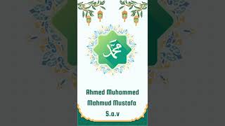 Hz Ahmed Muhammed Mahmud Mustafa S.a.v