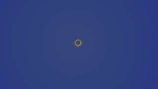 Hiệu ứng vòng tròn lửa phong nền xanh(Blue background fire circle effect)