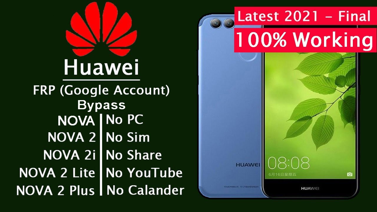 Huawei Nova 2 Plus (BAC-L21) FRP (Google Account) Bypass Huawei Nova 2 Plus (BAC-L21) FRP (Google Account) Bypass