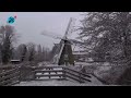 Eerste echte sneeuwbui van 2024 in Alkmaar en Heiloo