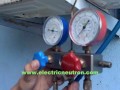 How to refill air-condition refrigerant R22.wmv
