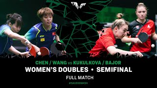 Full Match | Chen / Wang Vs Kukulkova / Bajor | Wd Sf | #Saudismash 2024