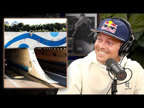 Sheckler Almost Got Arrested For This Insane Bridge Drop In!