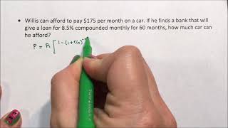 Finance Application - Car Loan