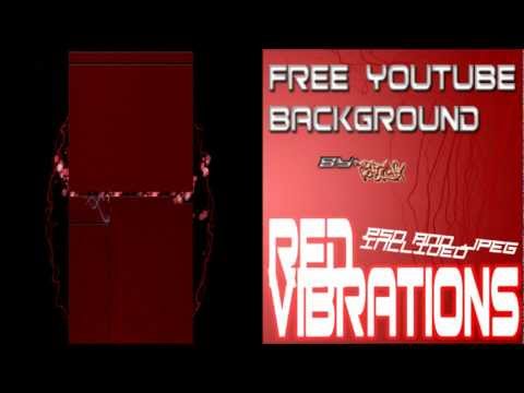 Free Youtube Background 3 Red Vibrations