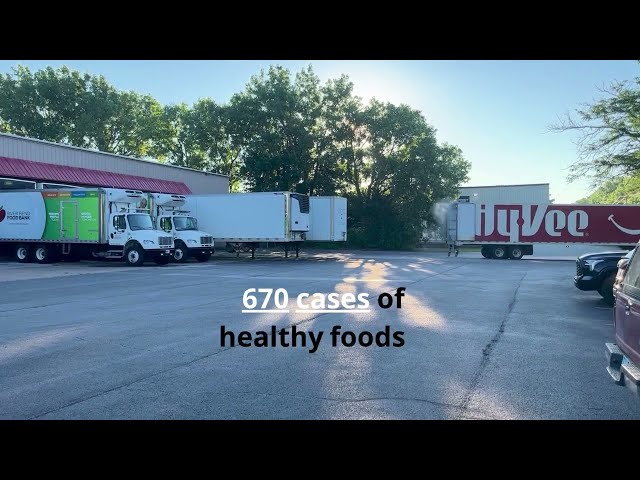 Watch Hy-Vee Delivers for River Bend Food Bank on YouTube.