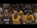  NBA 2K13 -  LA Lakers vs Miami Heat.    PSP